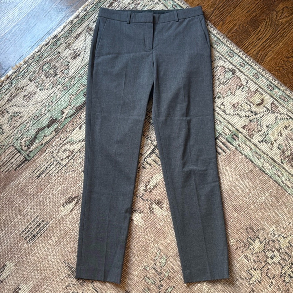 Theory Testra Wool Suiting Pant Gray Size 4